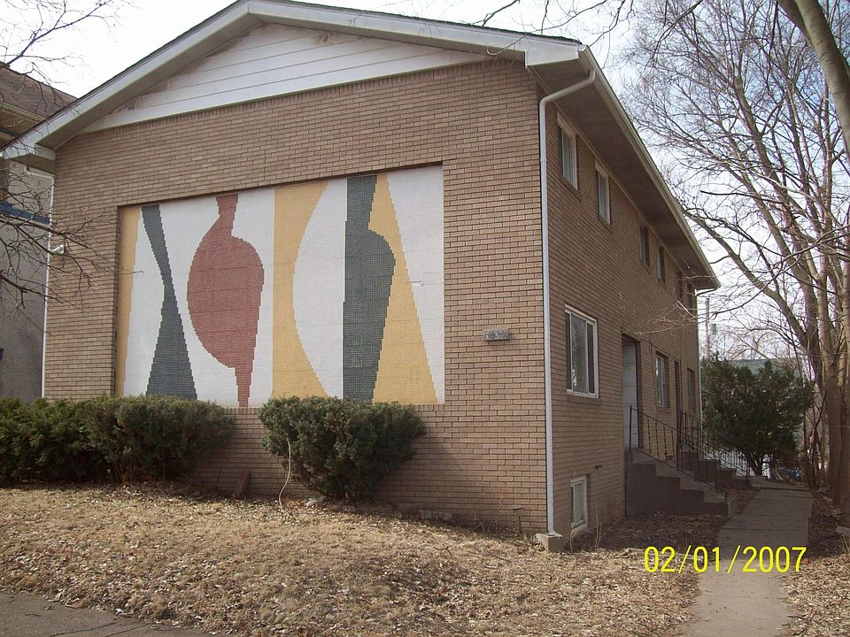 front of building