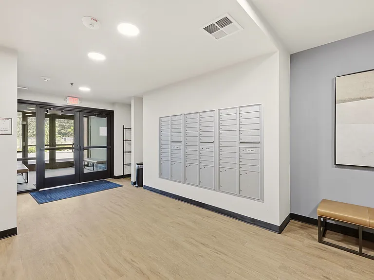 Secure Mailbox and Parcel Delivery Area