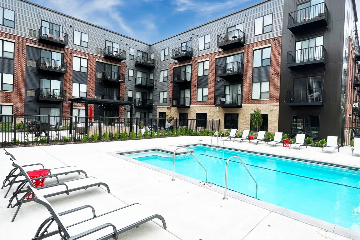 Pool plaza and sundeck