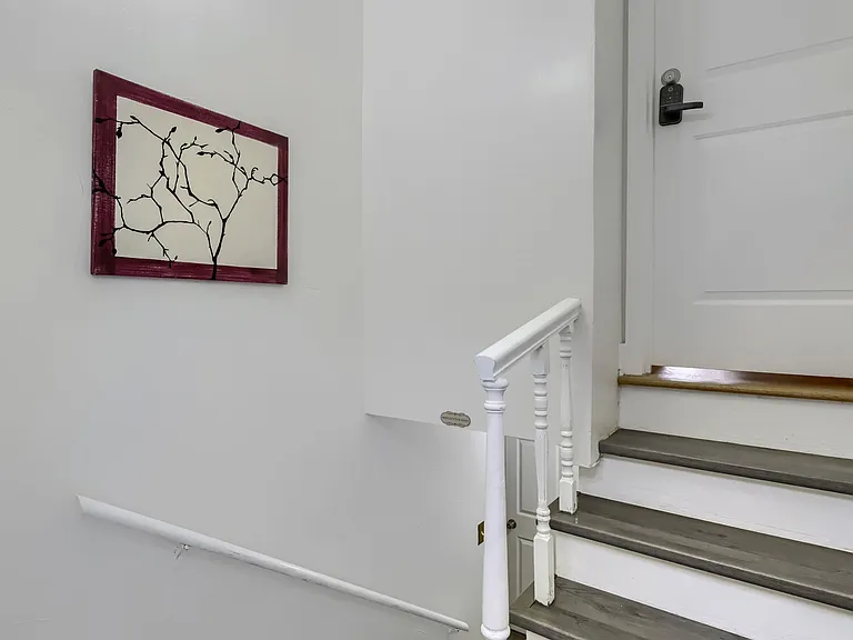 Private Entry; Shared hallway with laundry