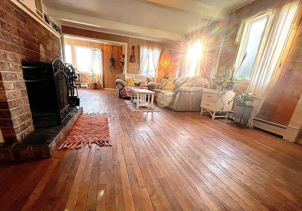 Sunny living room winter