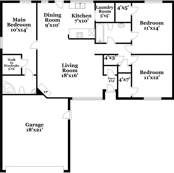 3 bed, 2.0 bath, 1366 sqft, $1,995 — Photo 2