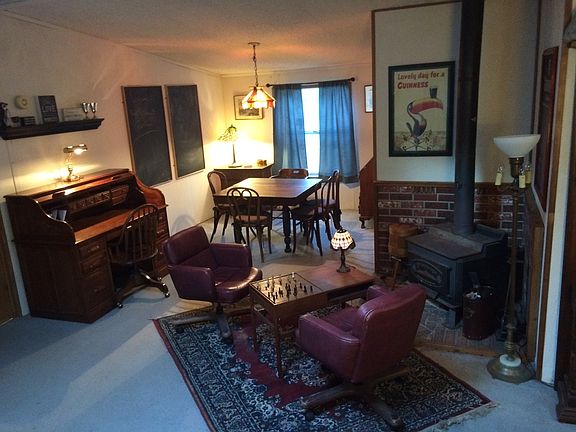 High angle view of front room