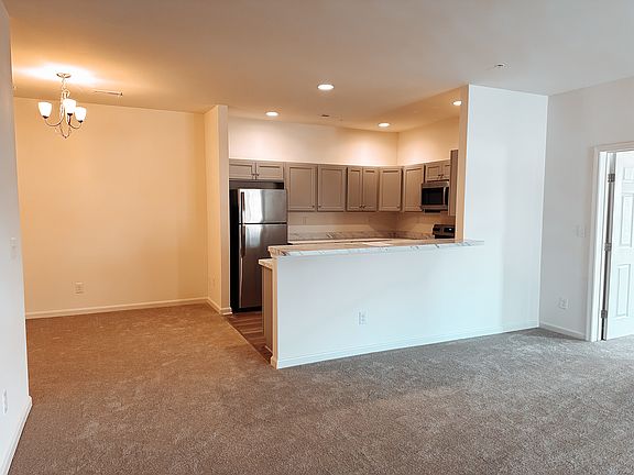 living room to kitchen/ dining view