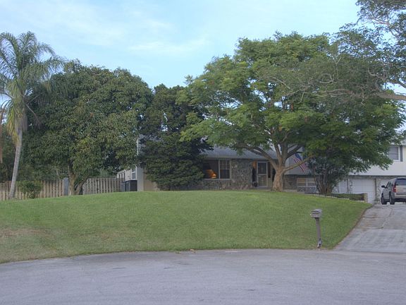 mature trees in front yard