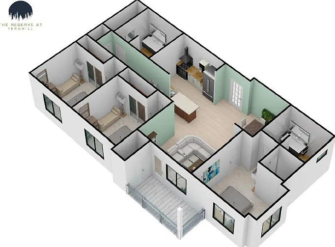 Three Bedroom Floor Plan Three Bedroom Floor Plan