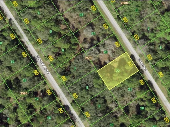 1489 CANDY LANE LOT 22, PORT CHARLOTTE, FL 33953