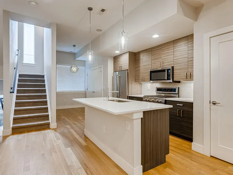 Kitchen and dining nook.