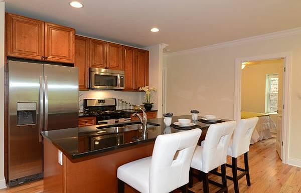 Kitchen in 3bed/2bath simplex
