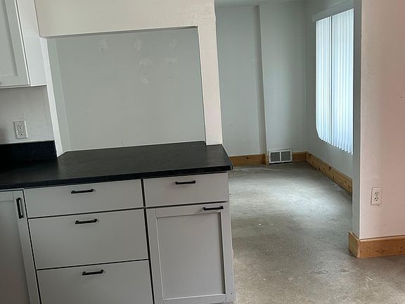 Kitchen view to living room