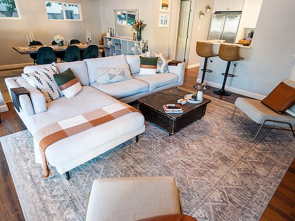 Living, Dining and Kitchen merge for ease of living