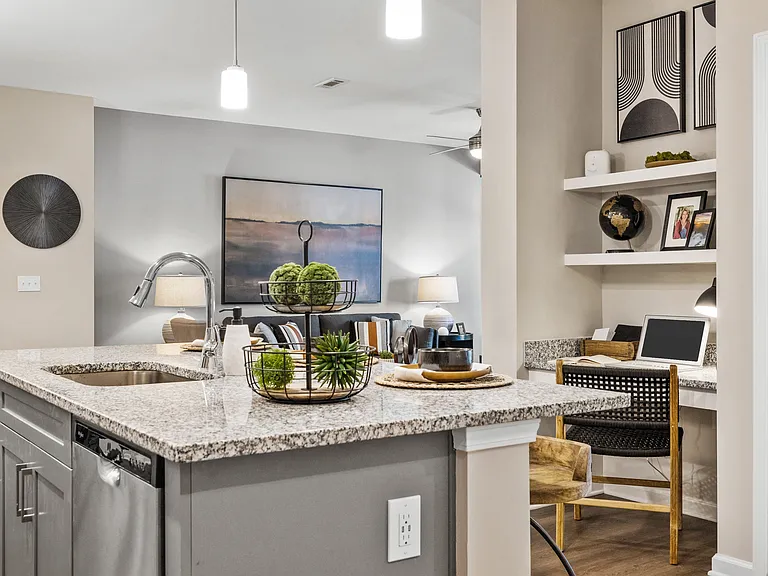 Langley Pointe Apartments | Island Kitchens & Granite Countertops