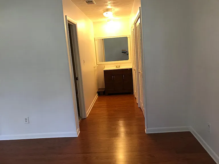 Master bedroom bath, vanity and closet