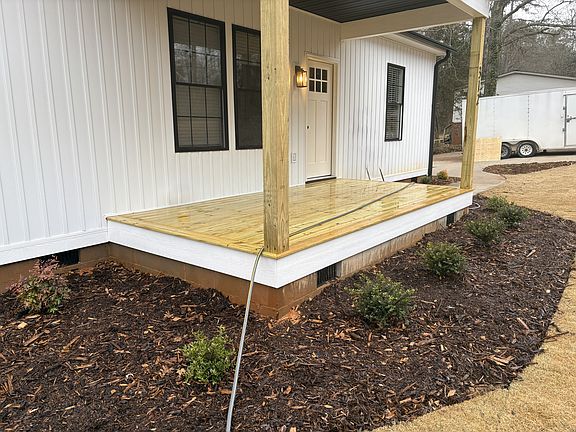 Front porch (will be stained by move in date)