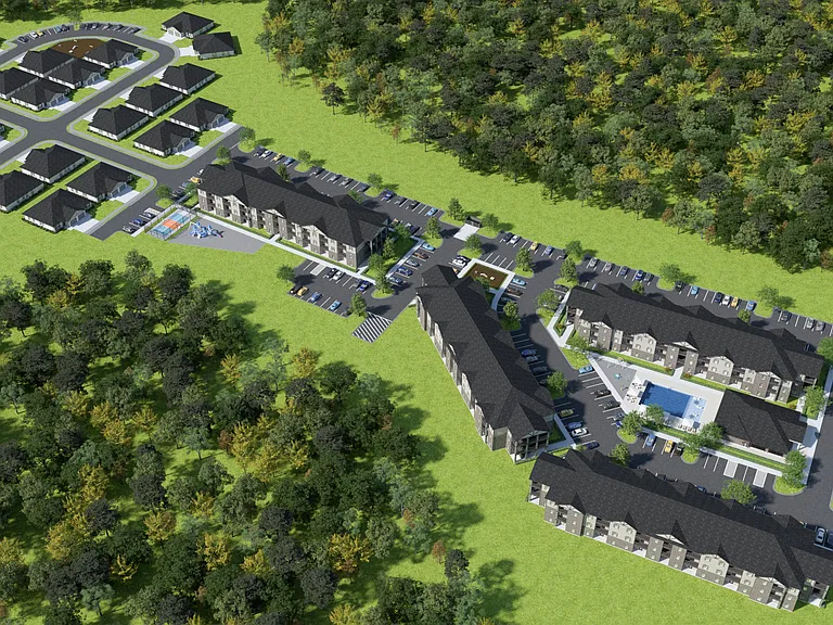 Renderings are visuals and are not exact representation of final model