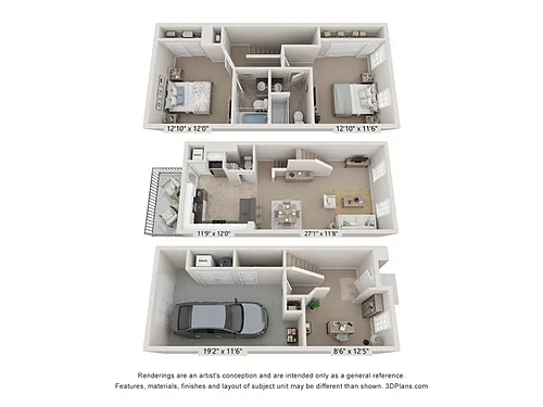 Floor plan Stansbury Town Plus