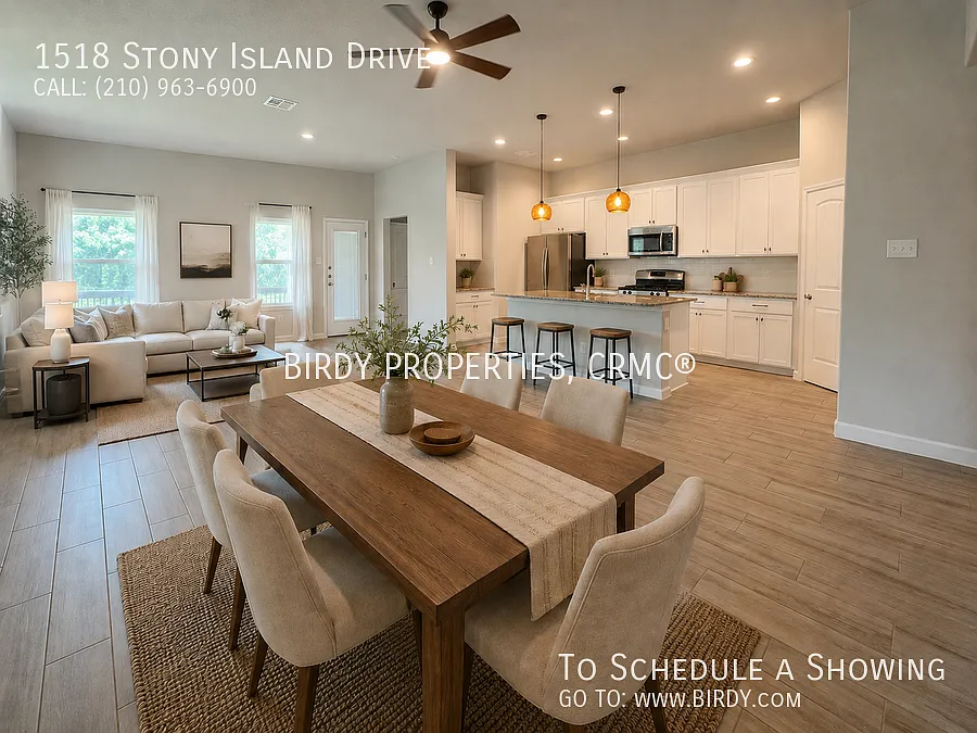 "Charming 3-Bed Sanctuary with Granite Elegance in San Antonio 2,423 Sq Ft!" — Photo 4