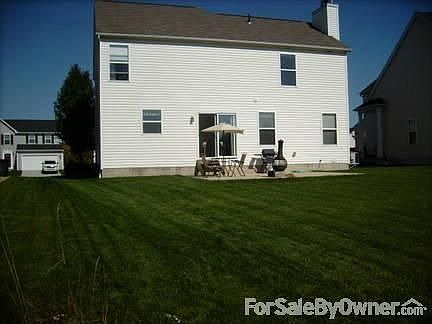 Beautiful / spacious back yard
						:
						Flat, large, concrete patio is easy to maintain and safer for all to enjoy.
