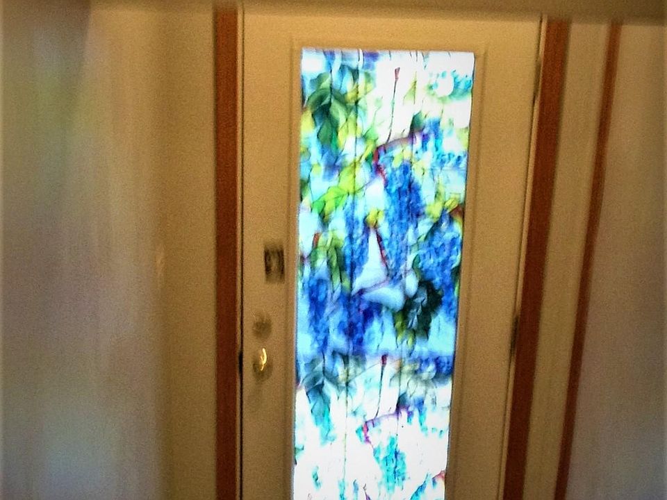Front door from inside view