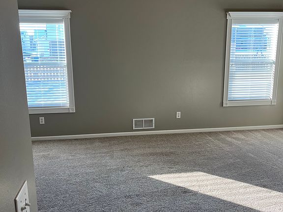 View of living room entering from garage.