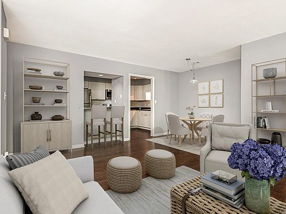 Living/Dining Area - virtually staged to show layout