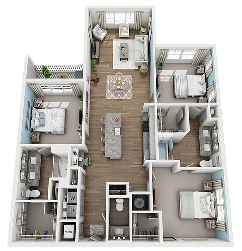 Floor plan 3A