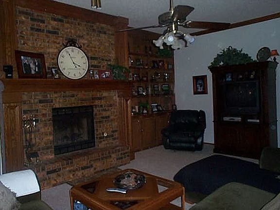 Living room with bookcase