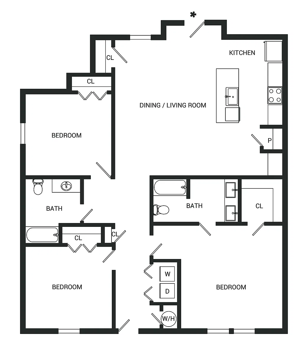 Floor plan Eden - Dutchtown