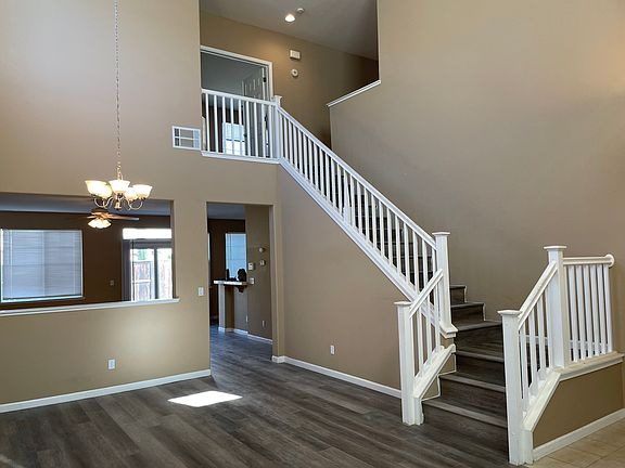 dining room, stairs at right