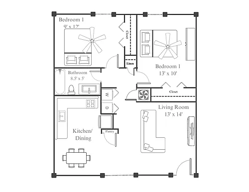 Floor plan The Augustine