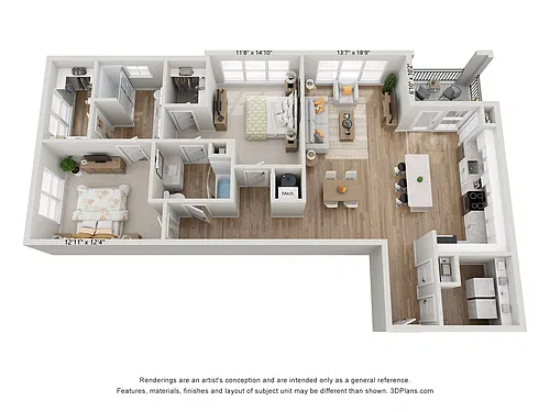 Floor plan B7