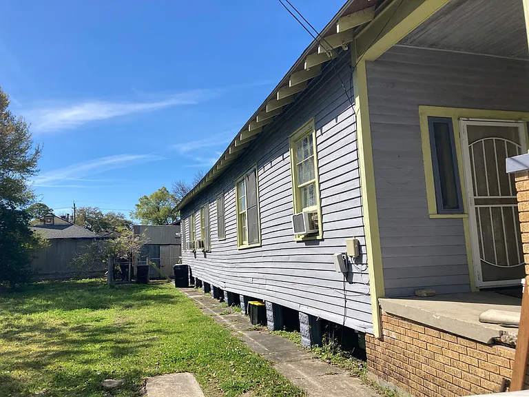 Driveway and side yard