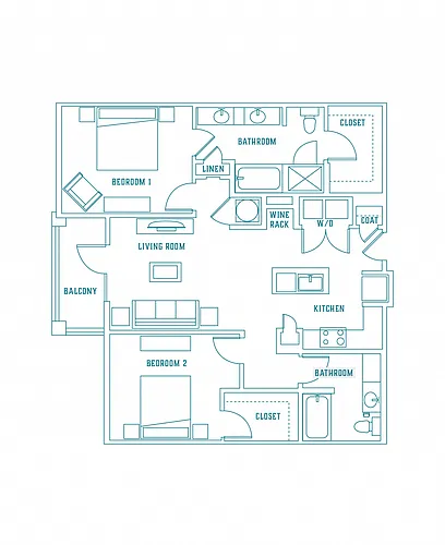 Floor plan B3
