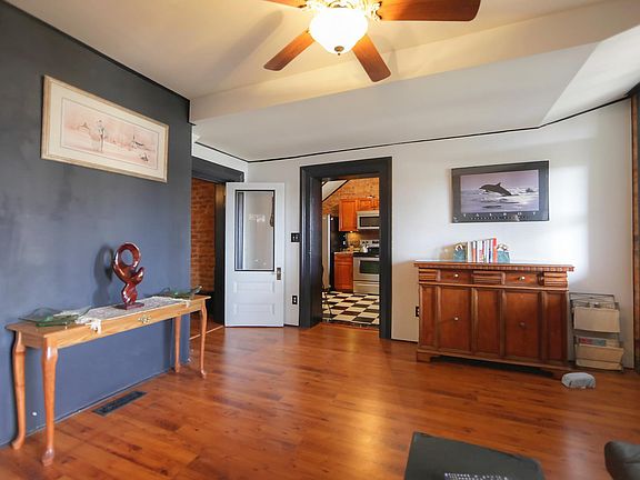 Den with Entrance to Kitchen