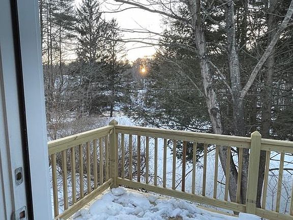 View from deck. Property boarders Still River.