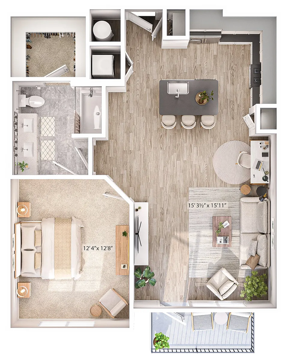 Floor plan A2A