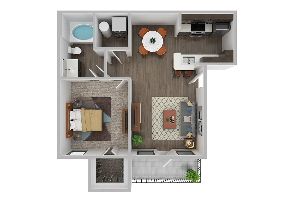 Floor plan A2 Upgraded