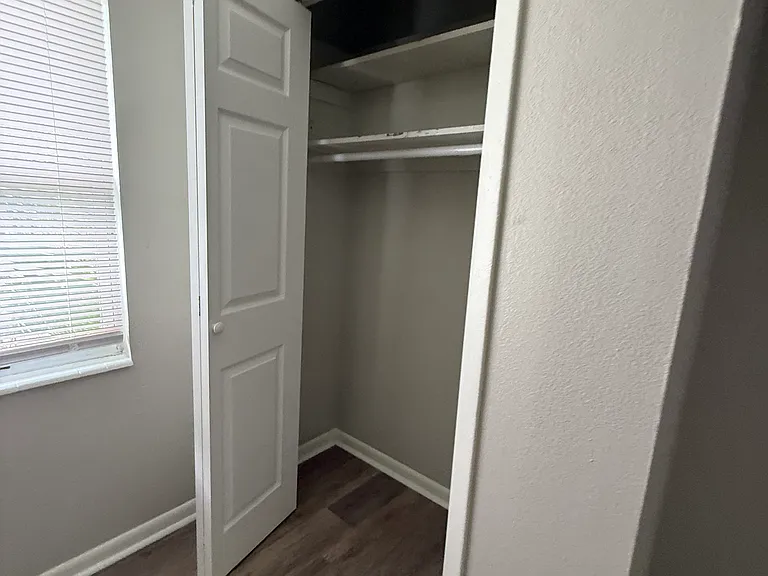 One of the 2 closets in the Master bedroom