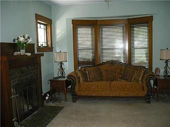 Living Room with Bay Window