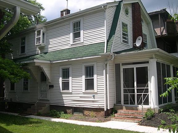 Southside with walkway from street to back yard