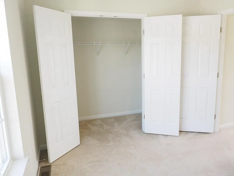 Large closet in the top-floor bedroom.