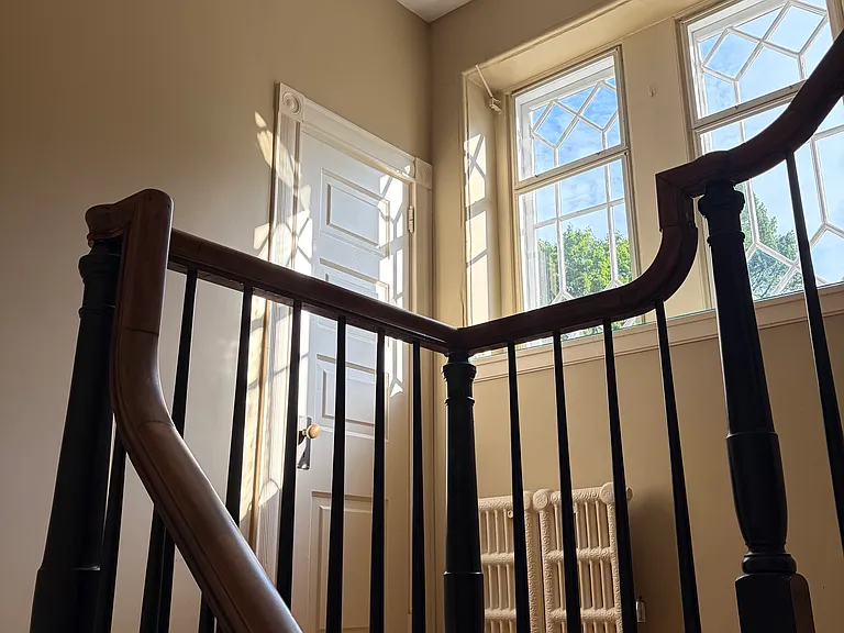 2nd floor landing with deep closet