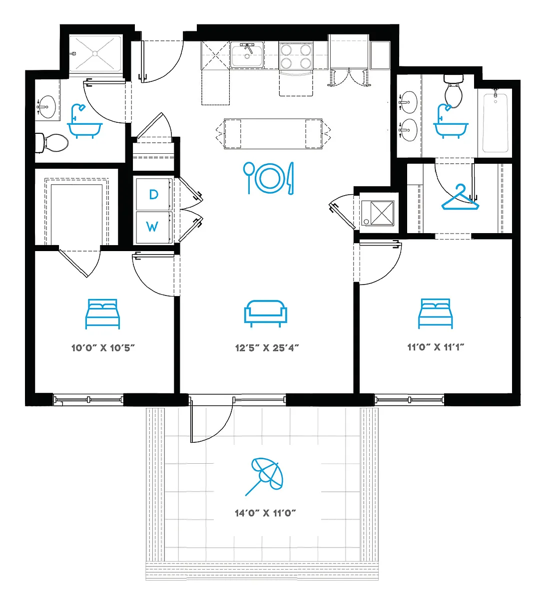 Floor plan 2E