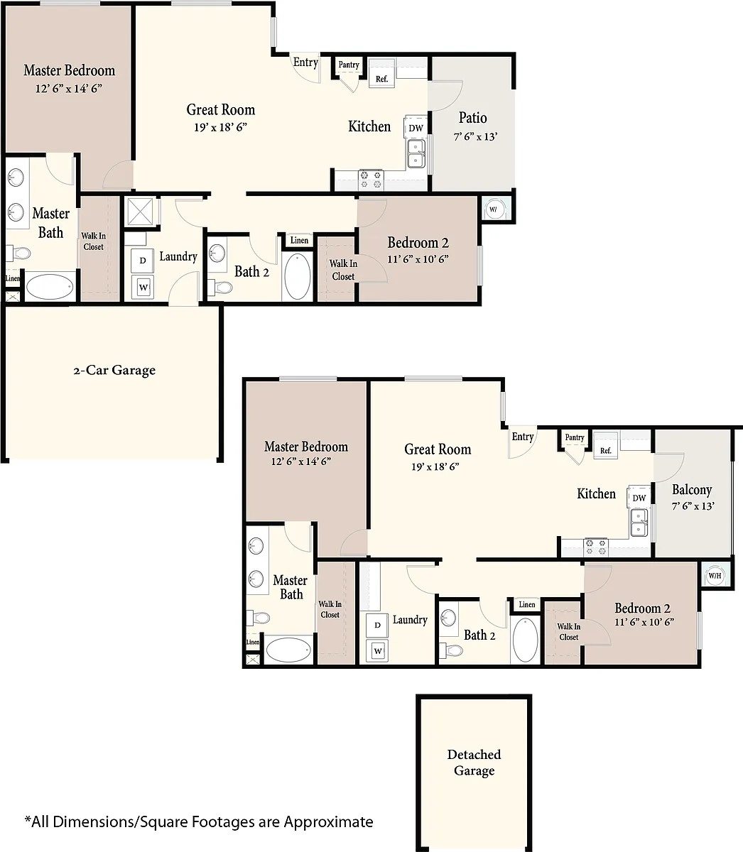 Floor plan The Flats Plan 3 - Upstairs