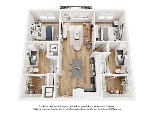 Floor plan B1