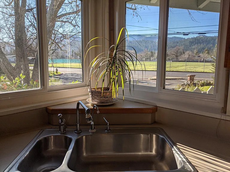 Phenomenal view for doing dishes