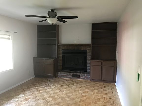 hardwood floor , fireplace