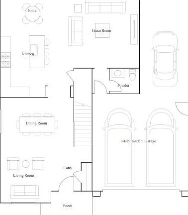Floor plan for 1st floor