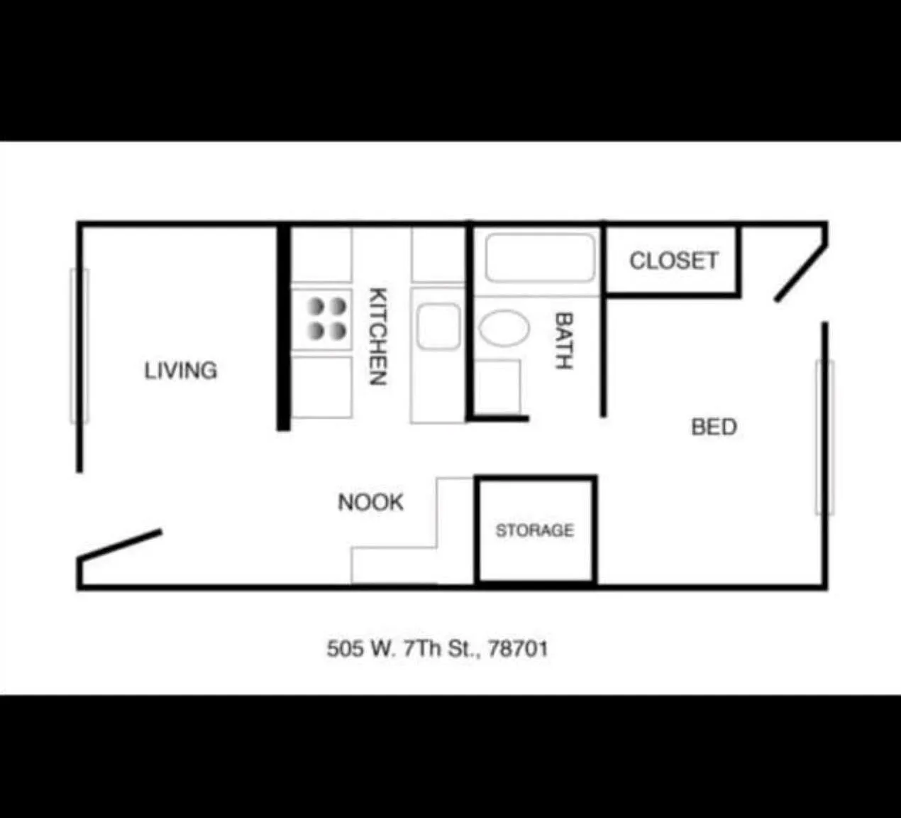 1 bed, 1.0 bath, 610 sqft, $2,195 — Photo 2