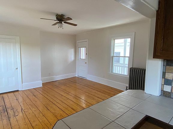 Living room from the kitchen and breakfast bar